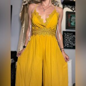 Small yellow jumpsuit